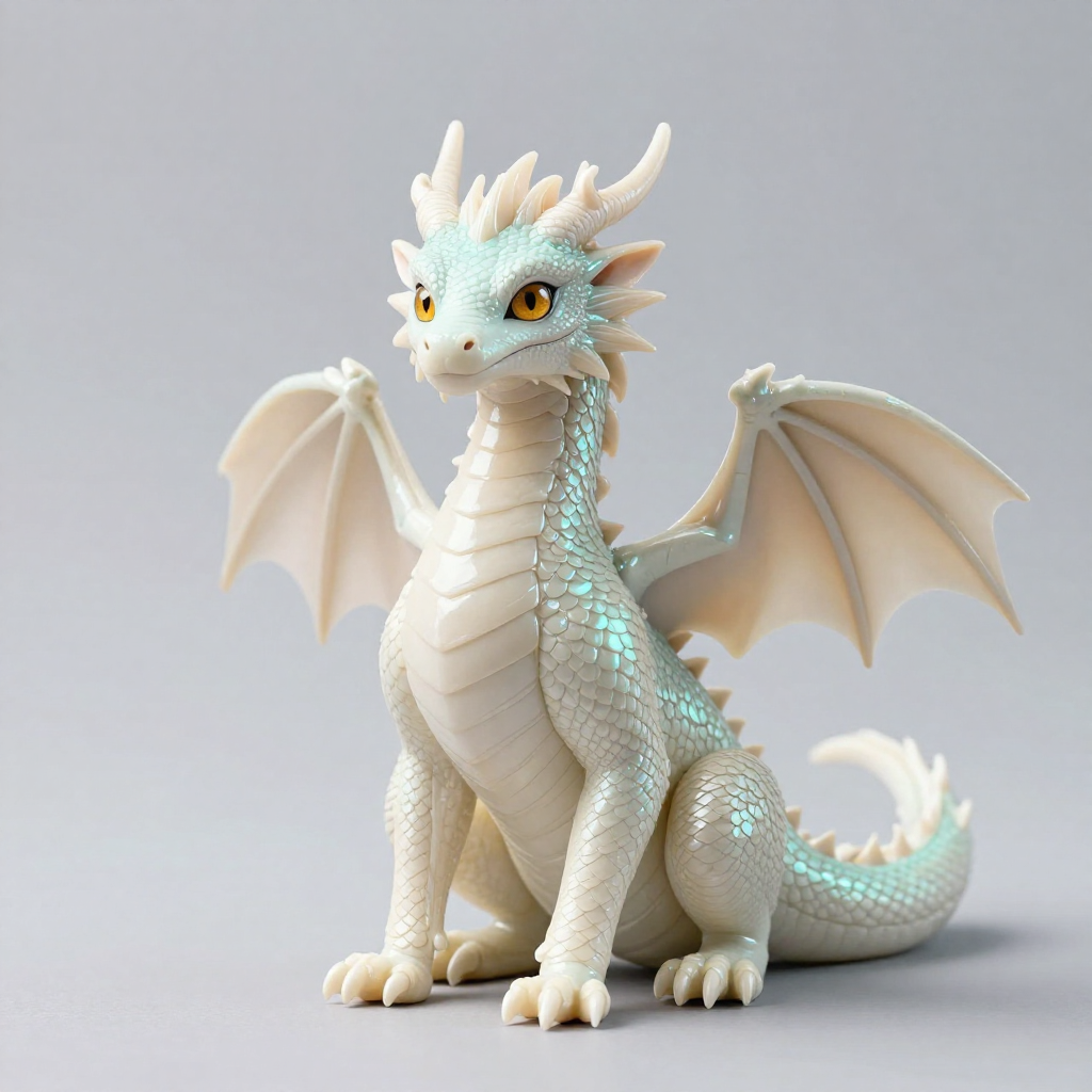このMacのローカルAIで生成したドラゴンの原画